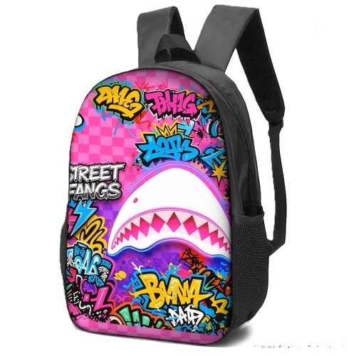 Zaino shark bocca - squalo, borsa