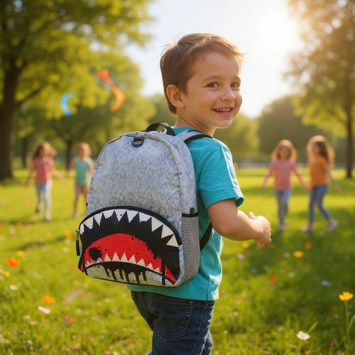 Zaino scuola bambini bocca - zaino,